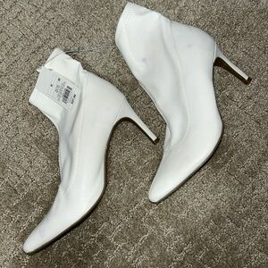 A New Day Women’s 8.5 White Cady Heeled Boots